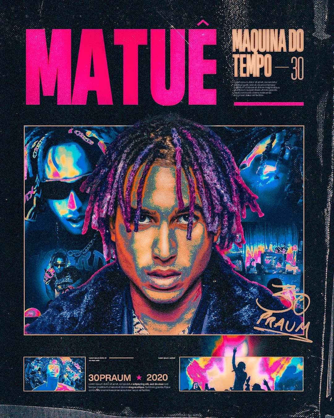 Matue artist colored artwork